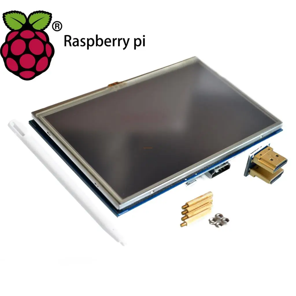 ! ЖК модуль Pi TFT 5 дюймов резистивный сенсорный экран HDMI интерфейс для Raspberry 3 A +/B
