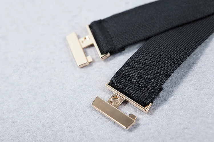 Женский эластичный бюстгальтер INDRESSME черный облегающий с перекрестными