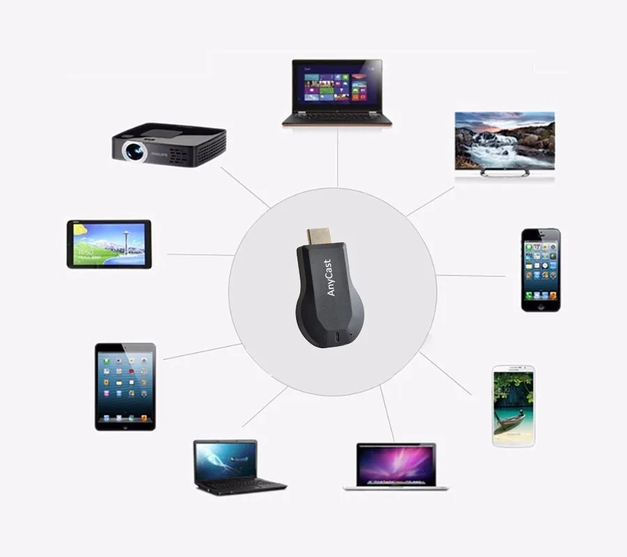 YIKIXI Anycast M2Plus Miracast беспроводной hdmi1080pTV адаптер Wifi дисплей зеркало приемник ключ для ios android