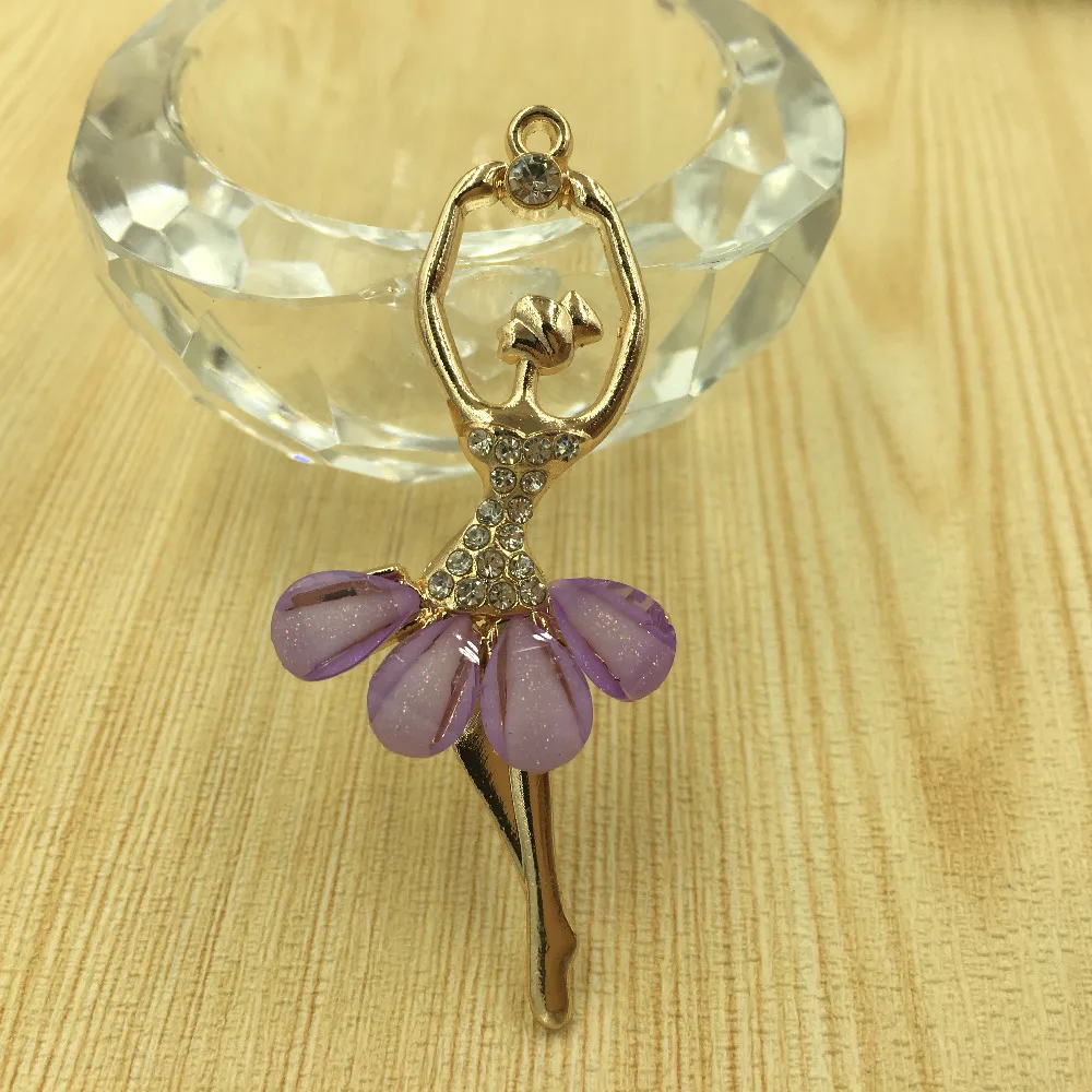 Новинка 30 шт./лот украшение из смолы для балета танцев девочек сплав ожерелье