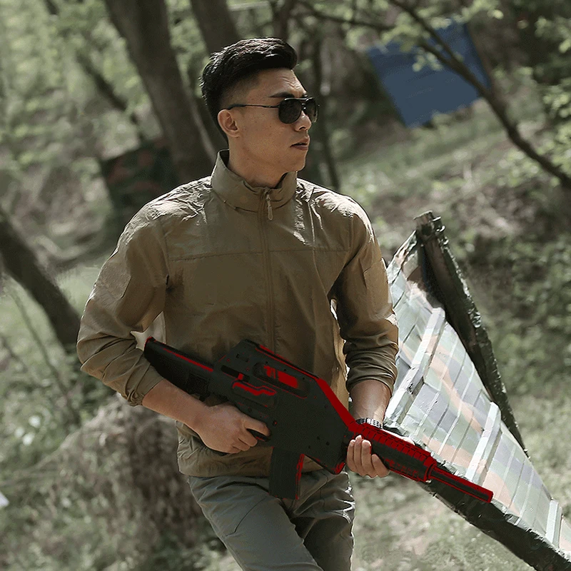 Мужская куртка весенне-летняя Солнцезащитная с капюшоном водонепроницаемая