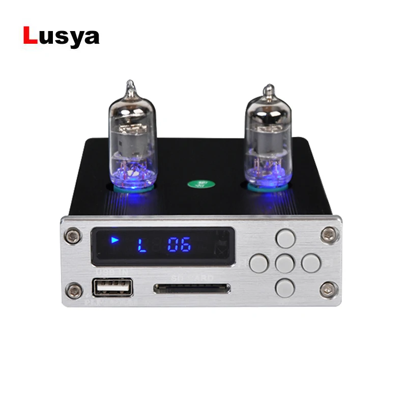 

6J1 HIFI трубчатый усилитель платы SP3306AL без потерь APE WMA MP3 FLAC WAV усилитель музыкальный плеер дистанционный предусилитель
