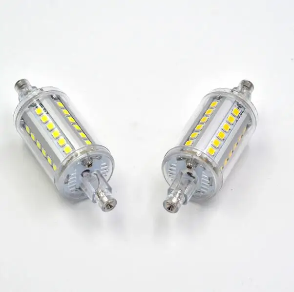 Светодиодная лампа R7S 5 Вт 8 10 13 SMD 2835 светодиодная для кукурузы 360 градусов 78 118 135 189