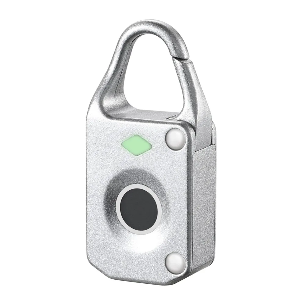Dikale Перезаряжаемый USB Smart Keyless замок отпечатков пальцев водонепроницаемый