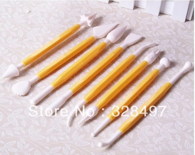 8 шт помадка украшения торта цветок Моделирование Ремесло Глины Sugarcraft инструмент
