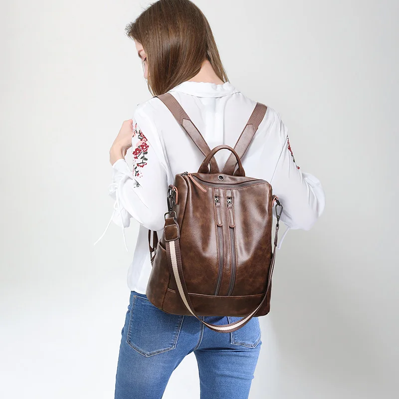 Женский рюкзак POMELOS из синтетической кожи для путешествий школьная сумка девочек