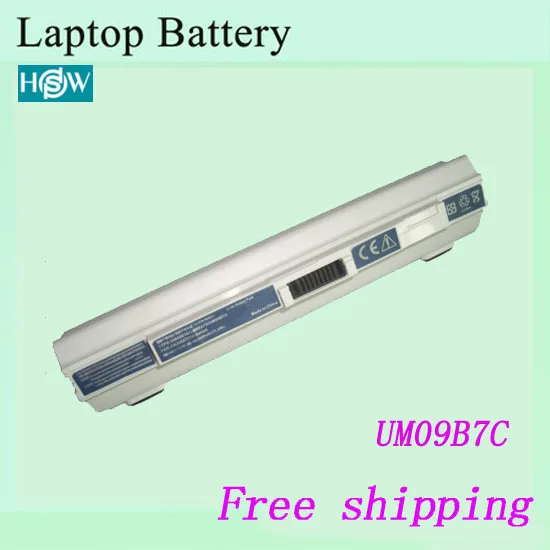 6600 мАч для Aspire One AO751H AO751h-1061 AO751h-1080 AO751h-1145 AO751h-1153 Аккумулятор ноутбука Acer UM09B7C |