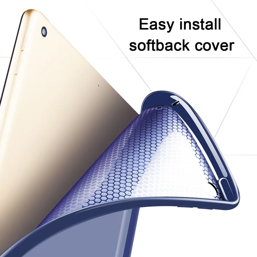 Для apple iPad pro 11 Флип pu кожаный чехол для дюймов силиконовый мягкий планшета ПК