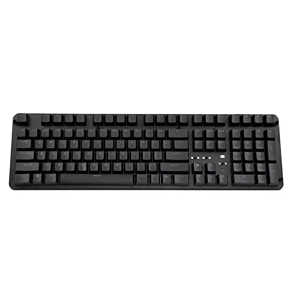 YMDK PBT черно белый OEM профиль 108 клавиша Douhle выстрел Блестящий через Keycap для Corsair