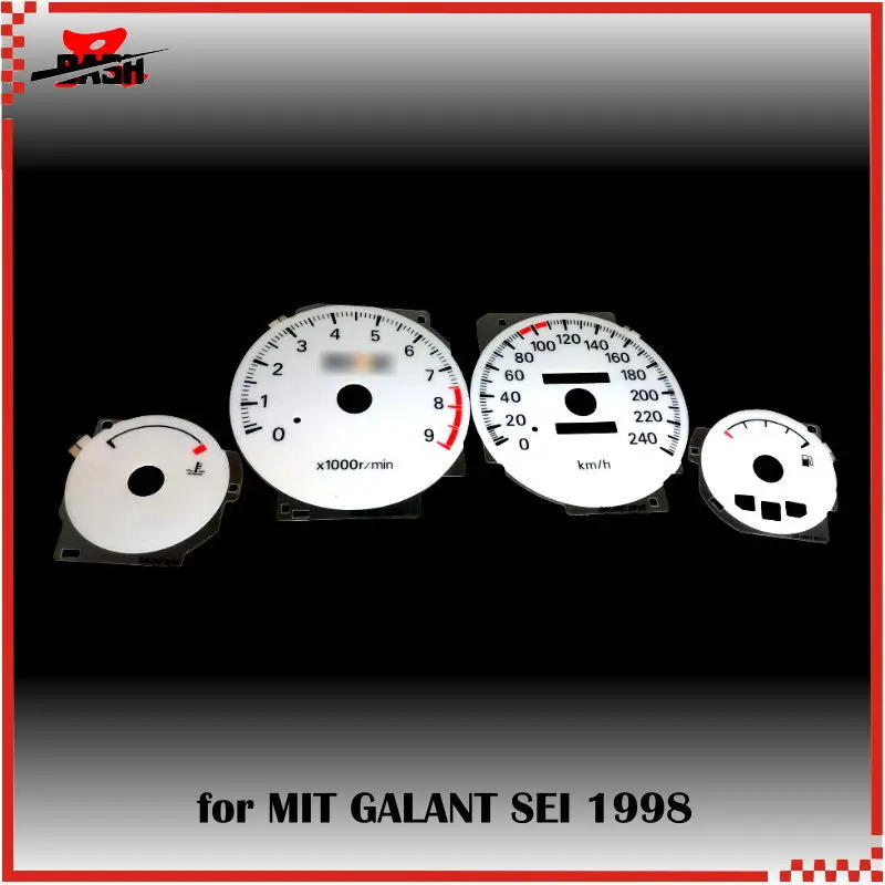 DASH EL Glow Gauge Для Galant V6 1995 обратное свечение белое лицо голубое зеленое