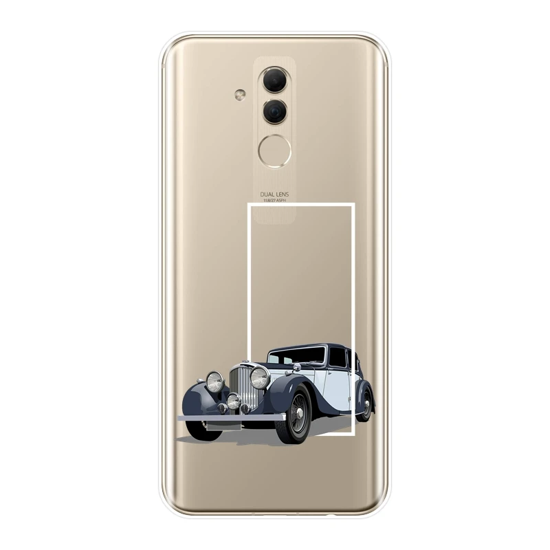 Чехол для телефона Huawei Mate 7 8 9 10 20 Lite силиконовый винтажный Ретро крутой Забавный 3D
