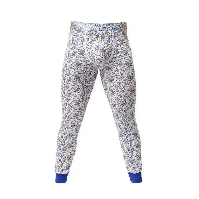 Soutong Зима теплые мужские длинные трусы хлопок печатных термобелье|thermal underwear|men long
