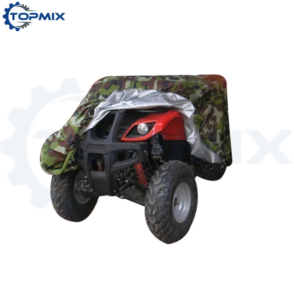 M/L/XL/XXL/XXXL 190T Camo ATV Quad Bike Cover Waterproof Dustproof Anti-UV for Yamaha Raptor Grizzly Bruin Kodiak Big Bear | Автомобили и