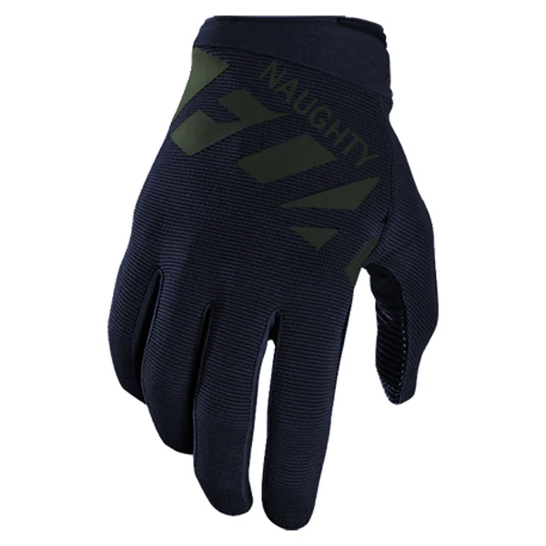 Navy blue Новые NAUGHTY FOX MX гоночные черные перчатки MTB велосипедные перчатки для мотокросса MX Горные перчатки для грязного велосипеда - Цвет: Navy blue