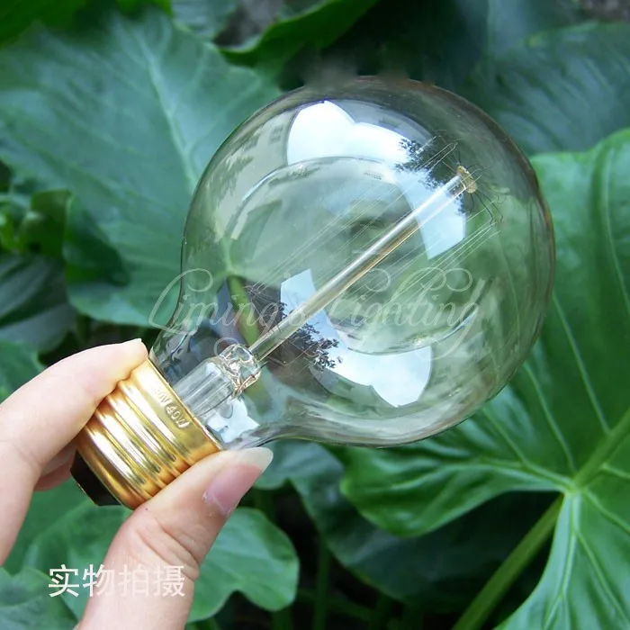 1900 Античная винтажные изделия ручной работы Edison G95 II лампочка radiolight Большой
