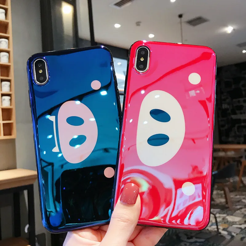 Чехол для iPhone X XR Max Xs 6 6s 7 8 Plus цветной чехол из ТПУ пары милый мобильного телефона с