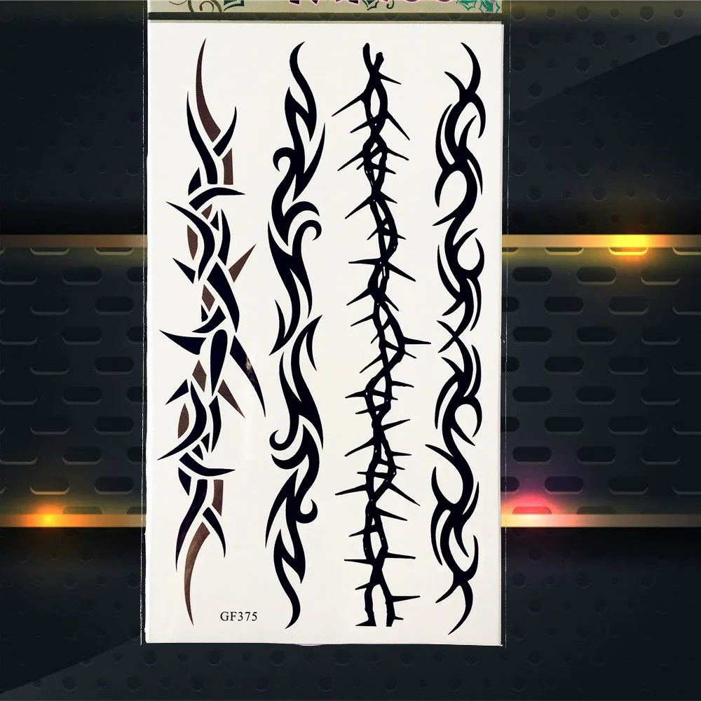 Летающая Лошадь Единорог Водонепроницаемый черный временные татуировки