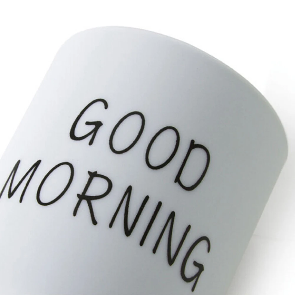 1 шт., 330 мл, держатель для зубных щеток с чашкой "Good Morning"