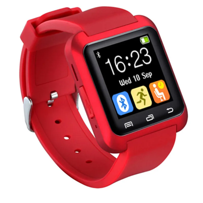 Русский язык электронные часы носимых U80 OLED Bluetooth SmartWatch для Android Iphone с