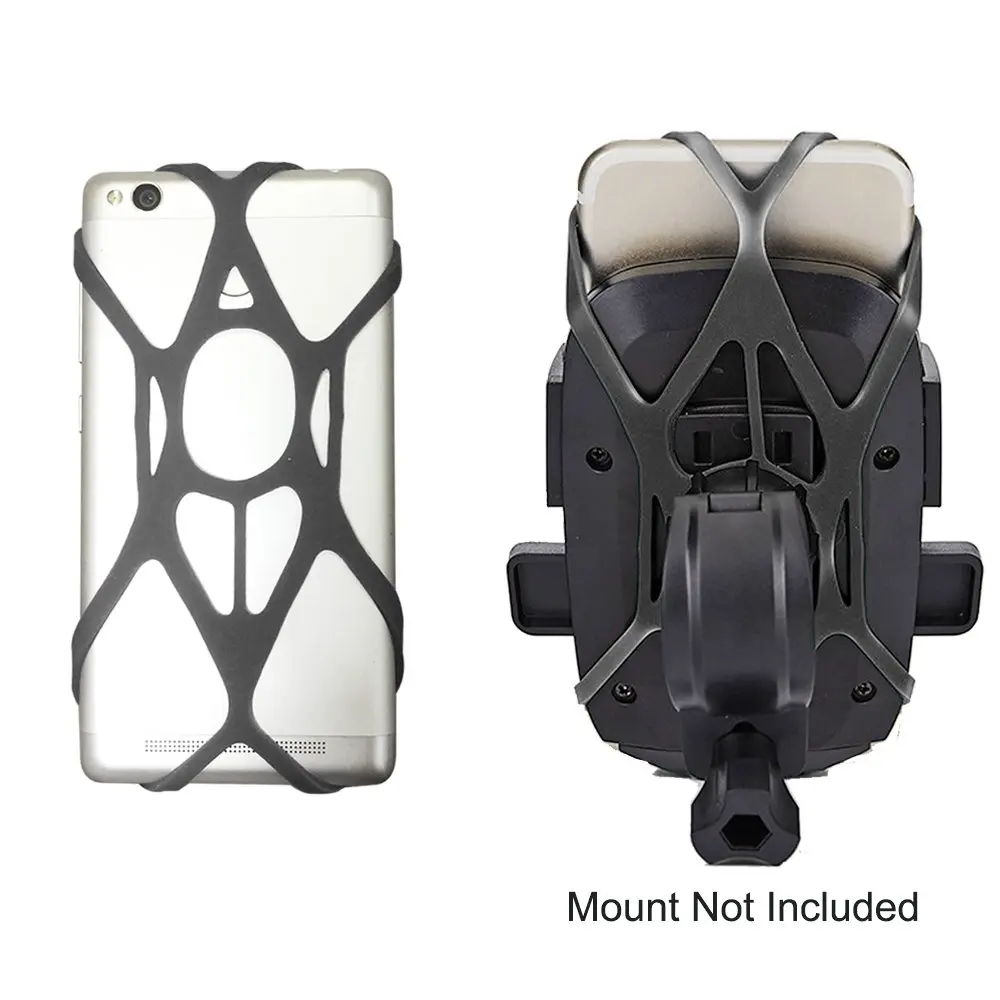 anti slip security rubber band replacement silicone strap for cell phone mount holder on bikebicyclemotorcyclehandlebar free global shipping