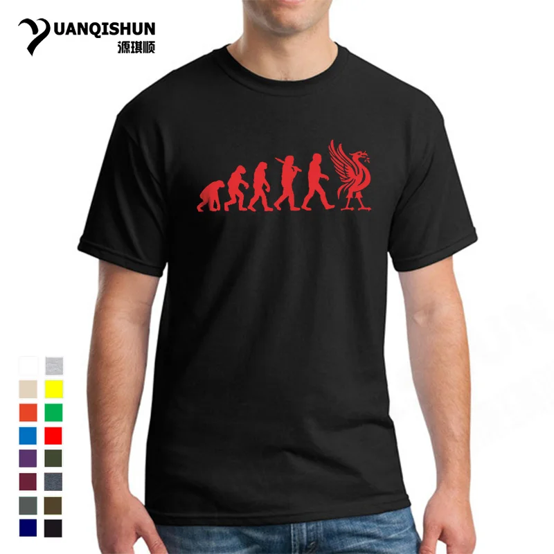 Liverpool Evolution, футболка, печень, птица, забавная футболка, Рождественский подарок на день рождения, 16 цветов, хлопковые футболки, новинка, унисекс, Забавные топы, футболка, 3XL