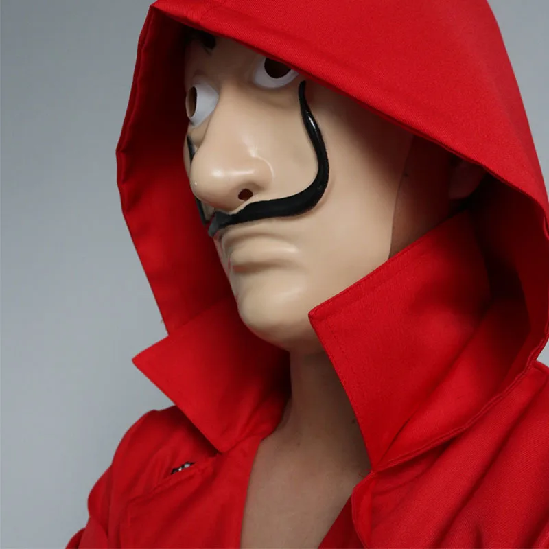 Сальвадор Дали Косплэй фильм 1 : копия маска деньги Heist House of Paper La Casa De Papel костюм +