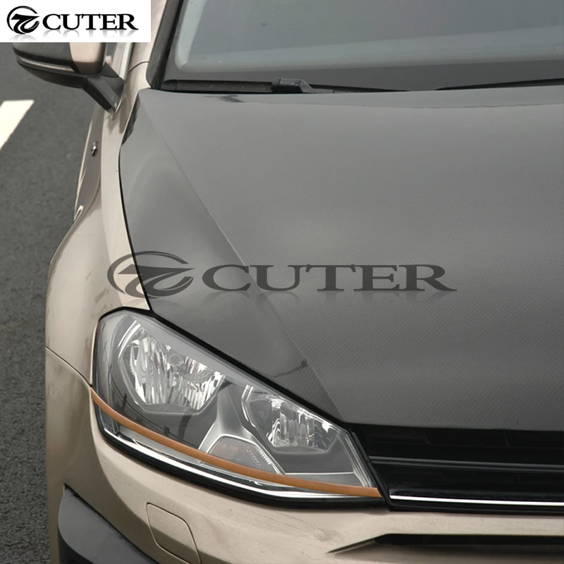 Гольф 7 углеродное волокно передний двигатель автомобиля bonnets крышка капота для VW