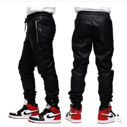 mens fall fashion black jogger pants 