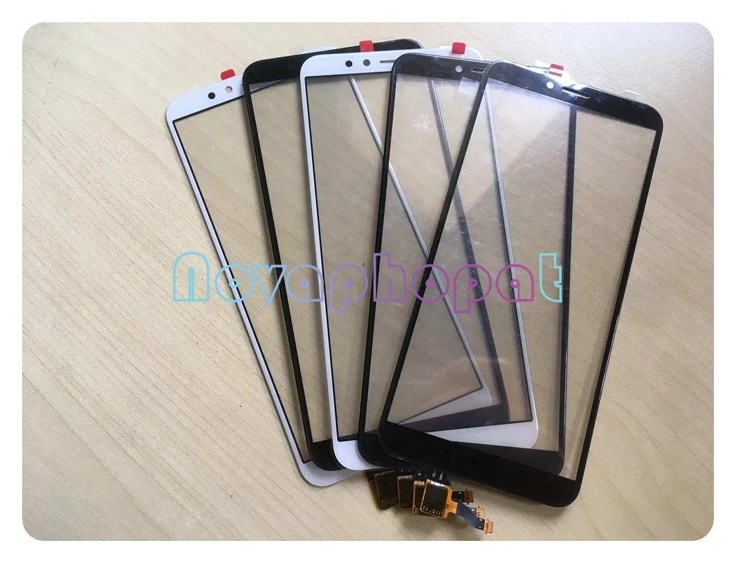 Novaphopat черный/белый/золотой Y6 2018 сенсор для Huawei Prime сенсорный экран дигитайзер