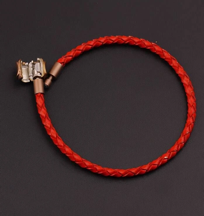 Высококачественный китайский кожаный браслет сделай сам для мужчин и женщин на