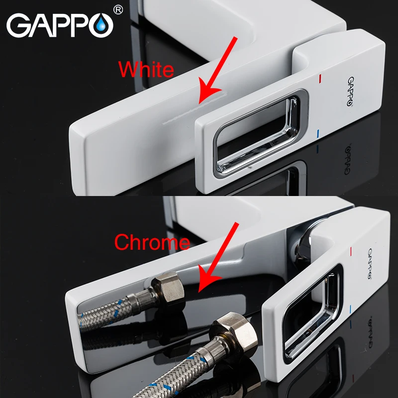 GAPPO Bathtub Faucets bathroom bathtub Faucet waterfall wall mounted white water mixer Taps faucet Mixer | Обустройство дома