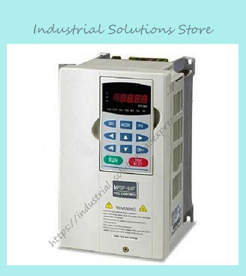 

Input 3PH 220V Output 3PH Inverter VE Series VFD185V23A-2 0~240V 75A 0~600Hz 18.5kW 25HP New Original