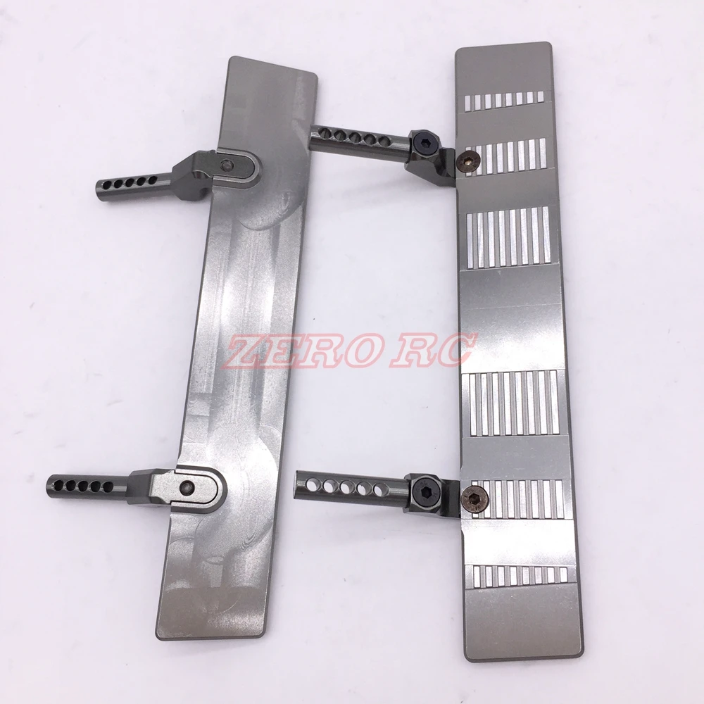 1 пара CNC полностью металлический боковой шаг рок ползунки (серый) для 1/10