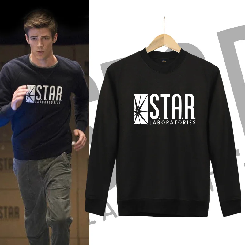Новинка 2017 Sitcoms flash для свитшота star labs middot. Одежда allen|flash sweatshirt|the sweatshirtthe |