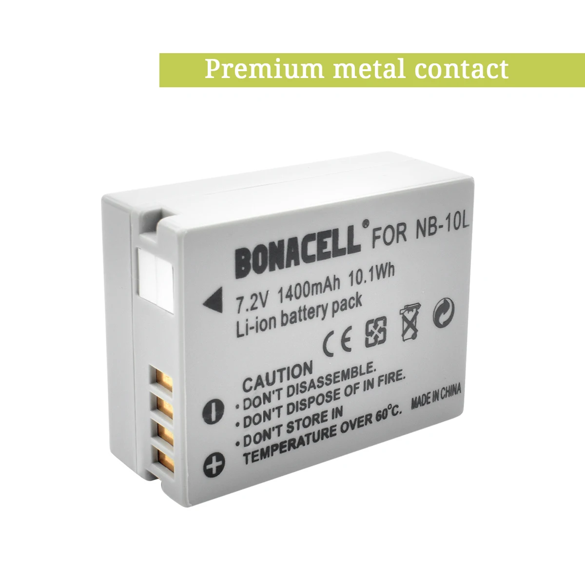 Bonacell 1400 мА/ч, NB-10L NB10L NB 10L Батарейки+ ЖК-дисплей Зарядное устройство для Canon G1X G15 G16 SX40HS SX50HS SX60HS SX40 SX50 SX60 акумуляторная батарея L50