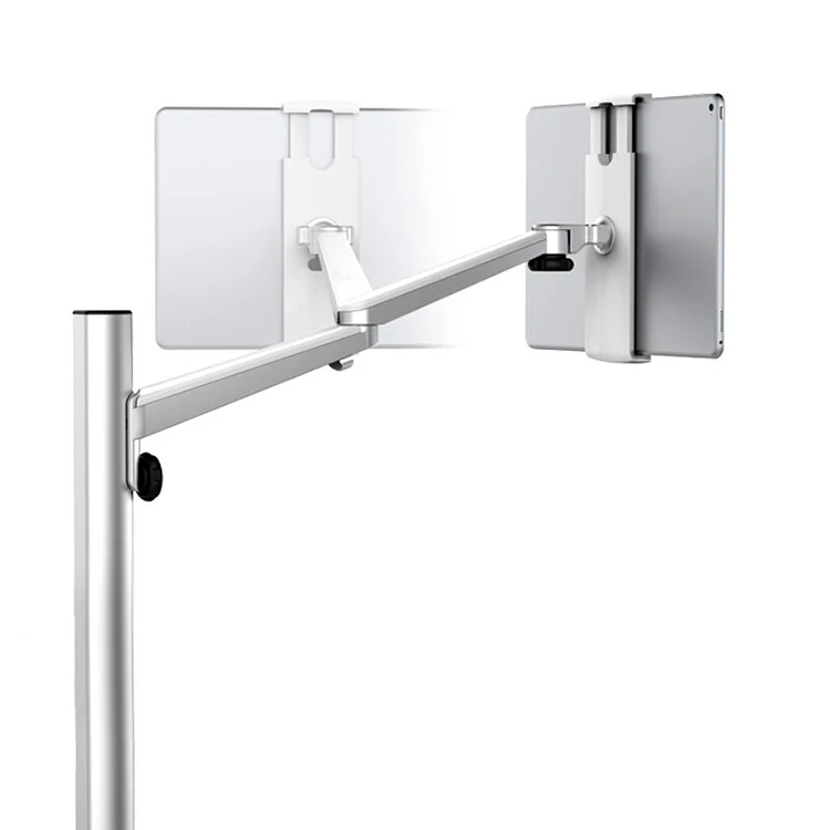 Miglior UP-6S Spedizione Gratuita Universale Tablet Floor Stand Per 7-13 Pollice Tablet PC/3.5-6 Pollice Smartphone Pigro Supporto Regolabile In Altezza