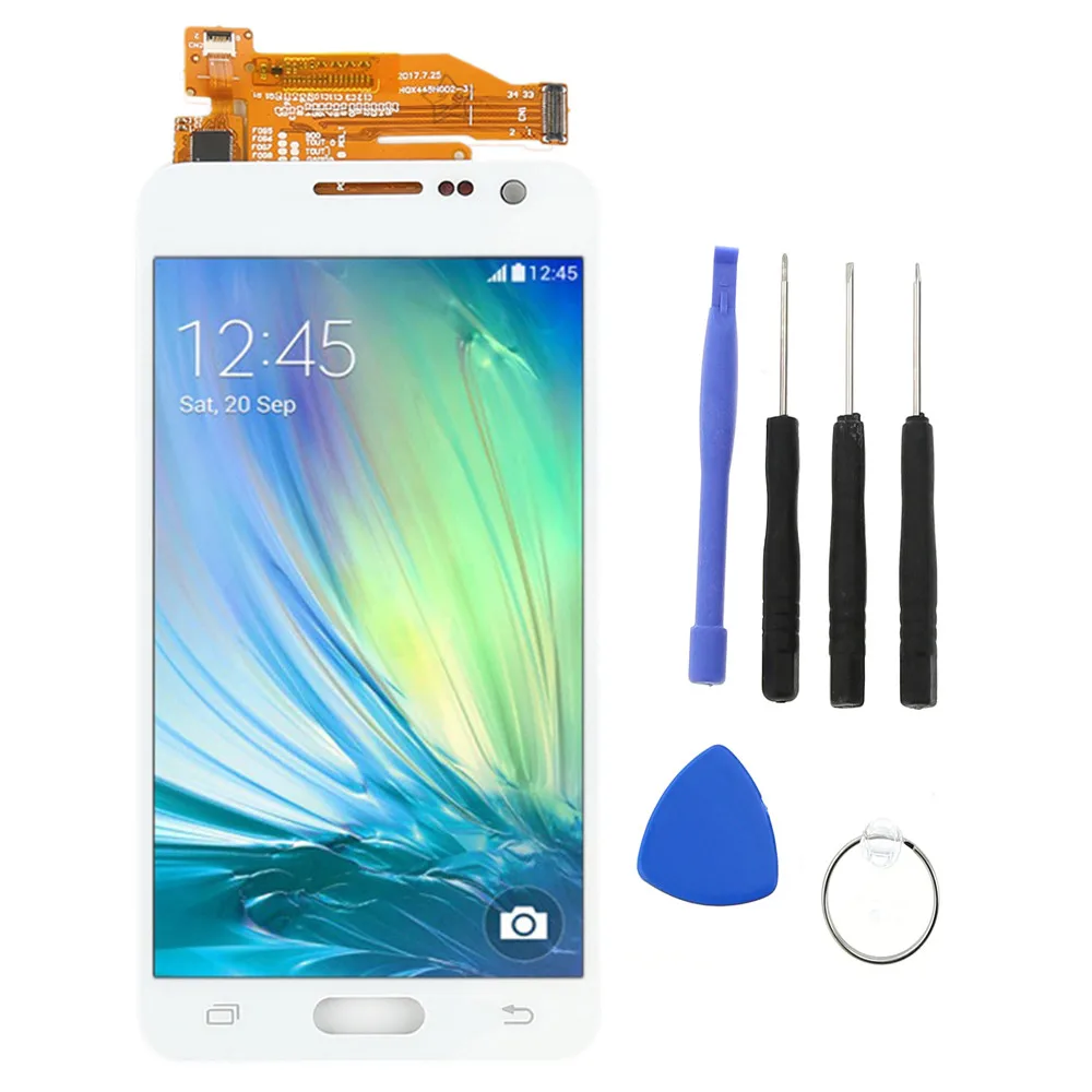 white with tools A300 lcd AAA для SAMSUNG Galaxy A3 lcd дисплей A3000 A300M A300F lcd дисплей сенсорный экран дигитайзер для SAMSUNG A3 lcd - Цвет: white with tools