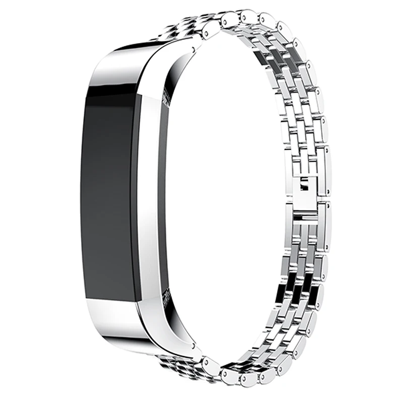 Нержавеющая сталь сменный ремешок для наручных часов Fitbit Alta/Alta HR браслет на