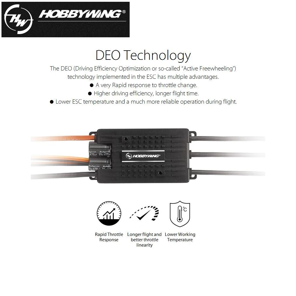 Hobbywing Platinum Pro V4 80A 3-6S Lipo BEC пустая форма бесщеточный ESC для радиоуправляемого дрона самолета вертолета