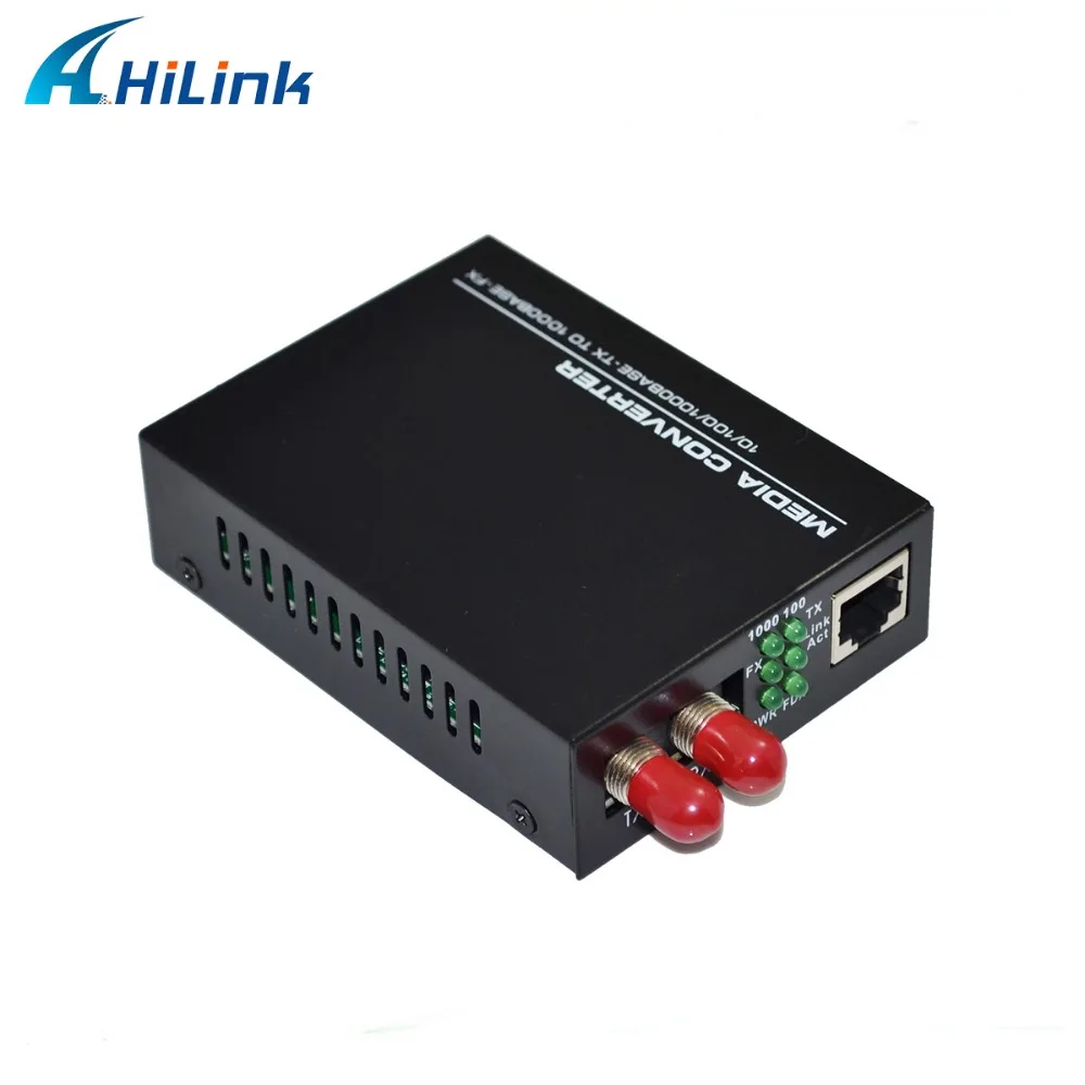 10/100/1000base-tx в 1000BASE-FX медиаконвертер дуплексный волоконный ST коннектор 550 м внешняя