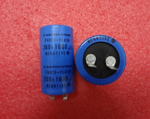 LOW ESR Blue Photo флэш-конденсатор 360v 1600 мкФ 35*67mm | Лампы и освещение