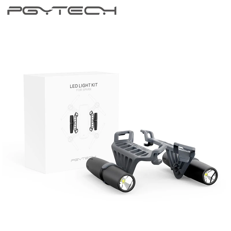 PGYTECH светодиодный свет комплект для DJI Spark портативный ночной полет светодиодные лампы Комплект для Spark Drone аксессуары