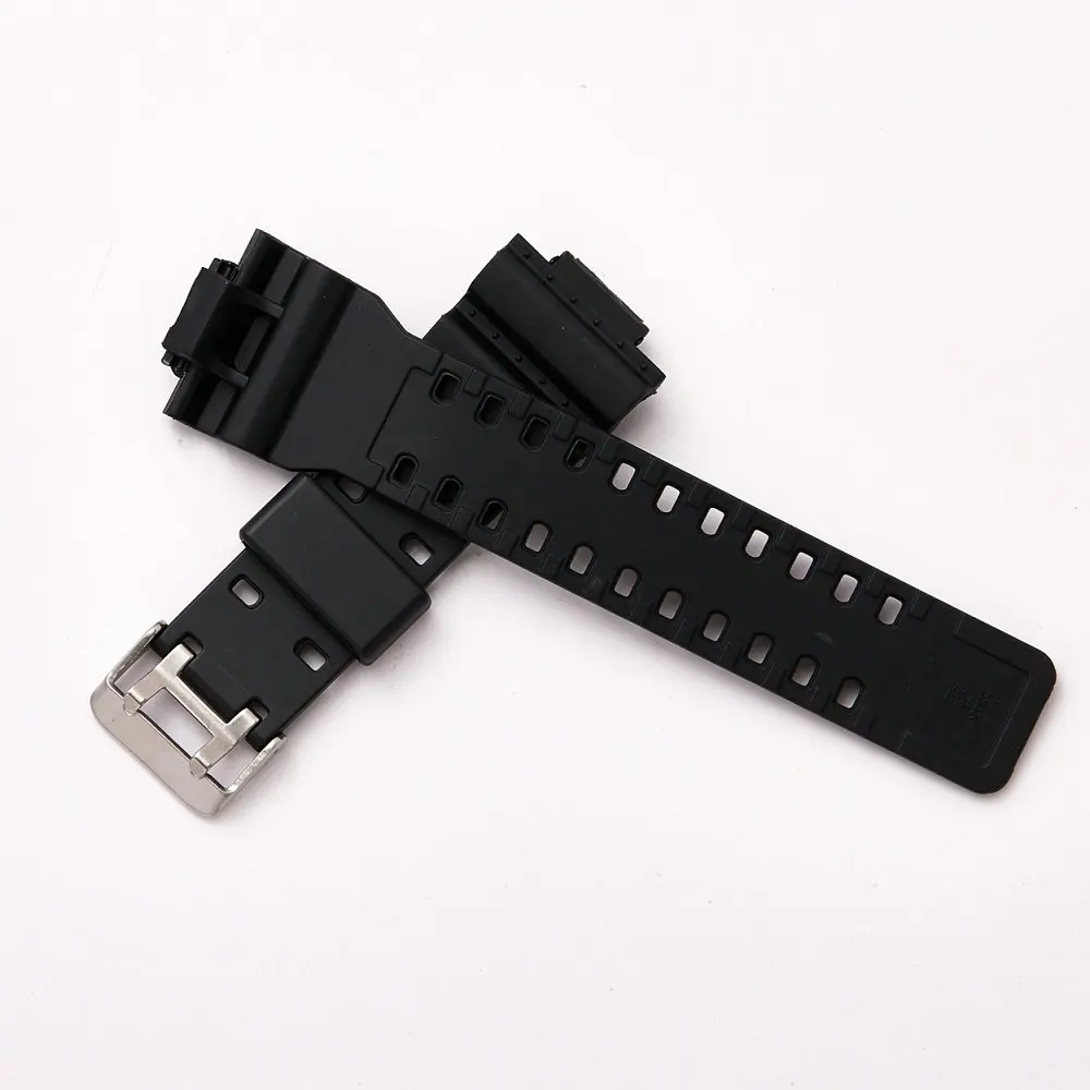 Плюс ремешок 16 мм резиновый для часов Casio G SHOCK GA 110 GA100 GD 120 GD100 часы замена модный