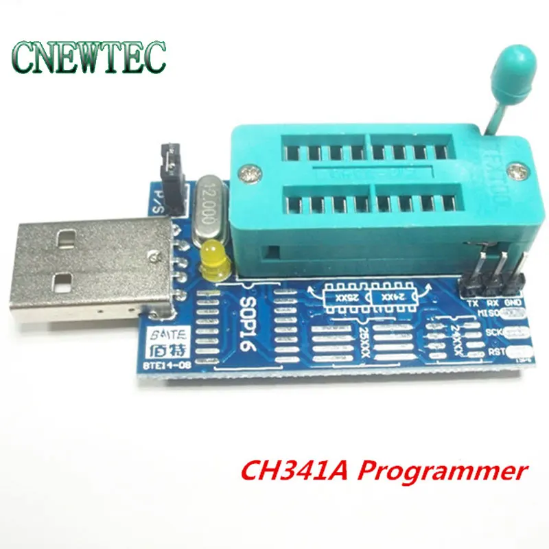Плата Bios MX25L6405 W25Q64 USB программатор ЖК дисплей горелка CH341A Progammer для серии 24 25|usb