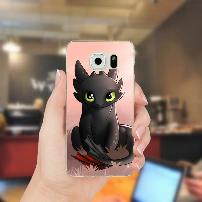Soft TPU Cases Cover for Samsung Galaxy Note 2 3 4 5 8 S2 S3 S4 S5 Mini S6 S7 S8 S9 Edge Plus How To Toothless Train Your Dragon | Мобильные