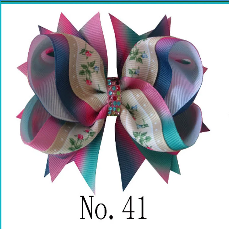 

12 BLESSING Boutique 4.5" Maple Leaf Hair Bow Clip 90 No. Wholesale Custom
