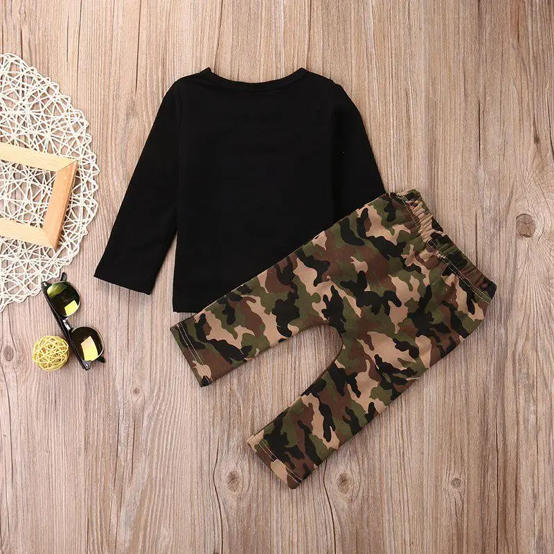 Модные Штаны для маленьких мальчиков комплект одежды из 2 предметов теплая