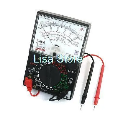 

TY-360 AC/DC Voltage Current Resistance Analogue Multimeter w Testing Lead