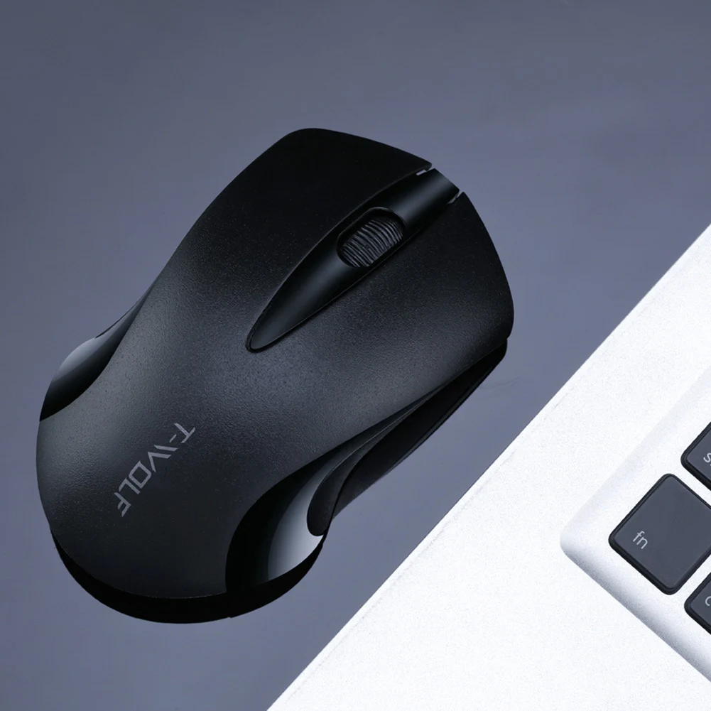 Q2 Ergonomic 3 Keys 1600DPI 2.4GHz Auto Sleeping Power Saving Wireless Mouse Office Mice for PC Laptop | Компьютеры и офис