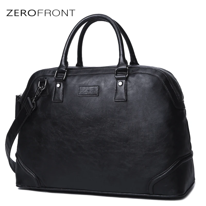 

New Fashion male commercial briefcase men's Leathers Multifunction Large Capacity 15inch laptop bag for male bags
